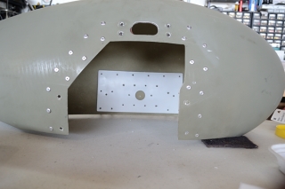 Inside view of the outer plate